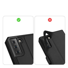 Заредете изображение във визуализатора на галерията – DUX DUCIS Skin X Bookcase type case for Samsung Galaxy S21 5G black - TopMag
