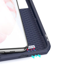 Заредете изображение във визуализатора на галерията – DUX DUCIS Skin X Bookcase type case for Samsung Galaxy S21 5G blue - TopMag
