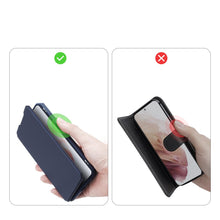 Заредете изображение във визуализатора на галерията – DUX DUCIS Skin X Bookcase type case for Samsung Galaxy S21 5G blue - TopMag
