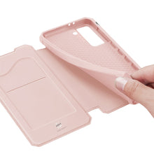 Заредете изображение във визуализатора на галерията – DUX DUCIS Skin X Bookcase type case for Samsung Galaxy S21 5G pink - TopMag

