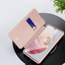 Заредете изображение във визуализатора на галерията – DUX DUCIS Skin X Bookcase type case for Samsung Galaxy S21 5G pink - TopMag
