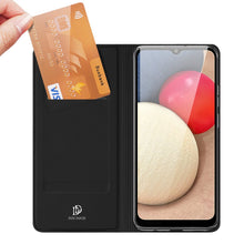 Заредете изображение във визуализатора на галерията – DUX DUCIS Skin Pro Bookcase type case for Samsung Galaxy A02s EU black - TopMag
