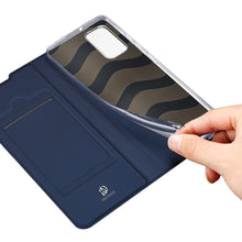 Заредете изображение във визуализатора на галерията – DUX DUCIS Skin Pro Bookcase type case for Samsung Galaxy A02s EU blue - TopMag
