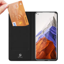 Заредете изображение във визуализатора на галерията – DUX DUCIS Skin Pro Bookcase type case for Xiaomi Mi 11 Pro black - TopMag
