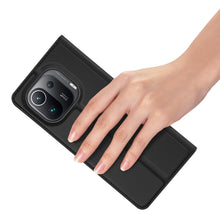 Заредете изображение във визуализатора на галерията – DUX DUCIS Skin Pro Bookcase type case for Xiaomi Mi 11 Pro black - TopMag

