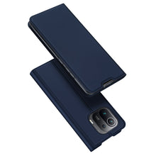 Заредете изображение във визуализатора на галерията – DUX DUCIS Skin Pro Bookcase type case for Xiaomi Mi 11 Pro blue - TopMag
