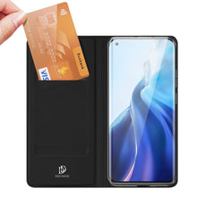 Заредете изображение във визуализатора на галерията – DUX DUCIS Skin Pro Bookcase type case for Xiaomi Mi 11 black - TopMag
