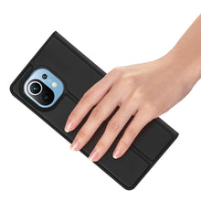 Заредете изображение във визуализатора на галерията – DUX DUCIS Skin Pro Bookcase type case for Xiaomi Mi 11 black - TopMag
