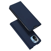 Заредете изображение във визуализатора на галерията – DUX DUCIS Skin Pro Bookcase type case for Xiaomi Mi 11 blue - TopMag
