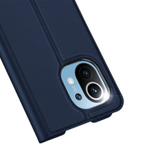 Заредете изображение във визуализатора на галерията – DUX DUCIS Skin Pro Bookcase type case for Xiaomi Mi 11 blue - TopMag
