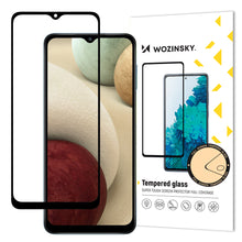 Заредете изображение във визуализатора на галерията – Wozinsky Super Tough Full Glue Tempered Glass Full Screen With Frame Case Friendly Samsung Galaxy A32 5G Black - TopMag
