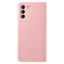 Заредете изображение във визуализатора на галерията – Samsung Smart Clear View Standing Cover with Intelligent Display and antimicrobial coating for Samsung Galaxy S21+ 5G (S21 Plus 5G) pink (EF-ZG996CPEGEE) - TopMag
