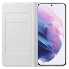 Заредете изображение във визуализатора на галерията – Samsung LED View Cover with LED display for Samsung Galaxy S21+ 5G (S21 Plus 5G) grey (EF-NG996PJEGEE) - TopMag
