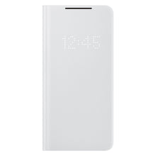 Заредете изображение във визуализатора на галерията – Samsung LED View Cover with LED display for Samsung Galaxy S21+ 5G (S21 Plus 5G) grey (EF-NG996PJEGEE) - TopMag
