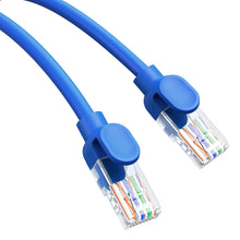 Заредете изображение във визуализатора на галерията – Baseus High Speed ​​Cat 6 RJ-45 1000Mb/s Ethernet cable 2m round - blue
