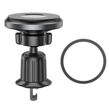 Заредете изображение във визуализатора на галерията – Borofone Car holder BH77 Seaside magnetic to air vent mount black
