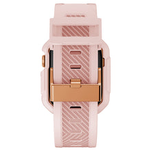 Заредете изображение във визуализатора на галерията – Kingxbar CYF106 2in1 Armored Case for Apple Watch SE, 8, 7, 6, 5, 4, 3, 2, 1 (41, 40, 38 mm) with Strap Pink
