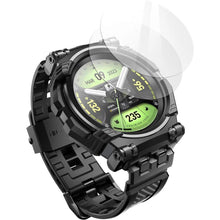 Заредете изображение във визуализатора на галерията – IBLSN ArmorBox Supcase Set Case, Strap and Glass for Samsung Galaxy Watch 6 Classic (47 mm) - Black
