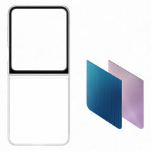 Заредете изображение във визуализатора на галерията – FlipSuit silicone case for Samsung Galaxy Z Flip 5 - transparent
