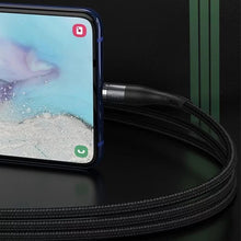 Заредете изображение във визуализатора на галерията – Baseus Zinc magnetic USB cable - USB Type C (charging 3 A / data 480 Mbps) Quick Charge AFC 1 m black
