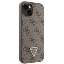 Заредете изображение във визуализатора на галерията – Original Case GUESS hardcase Crossbody 4G Metal Logo GUHCP13MP4TDSCPW for Iphone 13 brown
