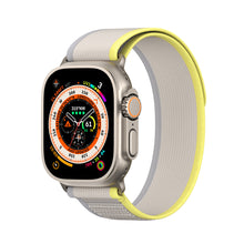 Заредете изображение във визуализатора на галерията – Velcro Sports Strap for Apple Watch Ultra/8/7/6/SE/5/4/3/2/1 (42, 44, 45, 49 mm) Dux Ducis Strap YJ Version - Yellow-Beige

