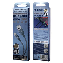 Заредете изображение във визуализатора на галерията – Proda Azeada cable USB fast charging cable - Micro USB 3 A Power Delivery 1m gray (PD-B52m) - TopMag
