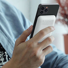 Заредете изображение във визуализатора на галерията – WK Design Magnetic Wireless Power Bank 5000 mAh (MagSafe Compatible) Black (WP-215 black) - TopMag
