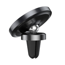 Заредете изображение във визуализатора на галерията – Baseus Radar magnetic car mount holder for dashboard / air vent (iPhone MagSafe compatible) black (SULD-01) - TopMag
