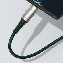 Заредете изображение във визуализатора на галерията – Baseus Water Drop USB - USB Typ C cable 66 W (11 V / 6 A) Huawei SuperCharge SCP 2 m green (CATSD-N06) - TopMag
