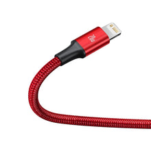 Заредете изображение във визуализатора на галерията – Baseus Rapid 3in1 USB Typ C - USB Typ C / Lightning / micro USB cable 20 W 1,5 m red (CAMLT-SC09) - TopMag
