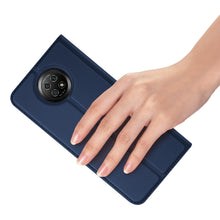 Заредете изображение във визуализатора на галерията – DUX DUCIS Skin Pro Bookcase type case for Xiaomi Redmi Note 9T 5G blue - TopMag
