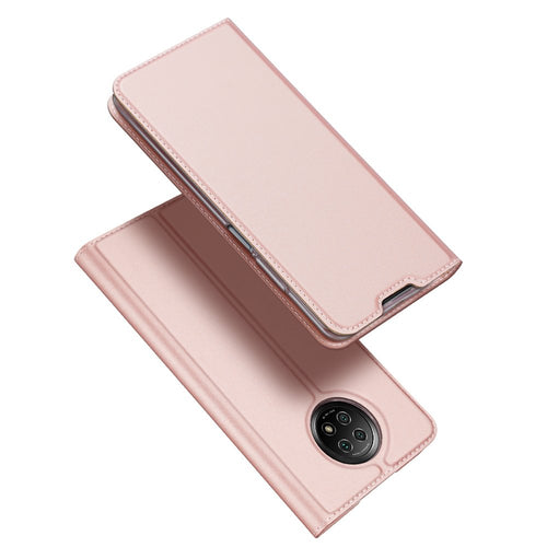 DUX DUCIS Skin Pro Bookcase type case for Xiaomi Redmi Note 9T 5G pink - TopMag
