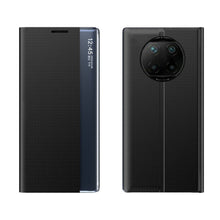 Заредете изображение във визуализатора на галерията – Sleep Case Bookcase Type Case with Smart Window for Xiaomi Redmi Note 9T 5G black - TopMag
