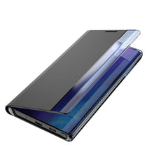 Заредете изображение във визуализатора на галерията – Sleep Case Bookcase Type Case with Smart Window for Xiaomi Redmi Note 9T 5G black - TopMag
