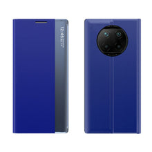 Заредете изображение във визуализатора на галерията – Sleep Case Bookcase Type Case with Smart Window for Xiaomi Redmi Note 9T 5G blue - TopMag
