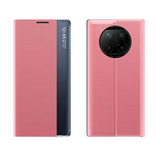 Заредете изображение във визуализатора на галерията – Sleep Case Bookcase Type Case with Smart Window for Xiaomi Redmi Note 9T 5G pink - TopMag
