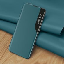 Заредете изображение във визуализатора на галерията – Eco Leather View Case elegant bookcase type case with kickstand for Xiaomi Redmi Note 9T 5G black - TopMag
