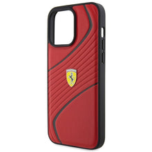 Заредете изображение във визуализатора на галерията – Original FERRARI hardcase Twist Metal Logo FEHCP15XPTWR do Iphone 15 Pro Max Red
