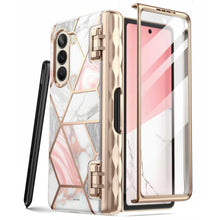 Заредете изображение във визуализатора на галерията – Supcase COSMO PEN GALAXY Z Fold 5 MARBLE PINK
