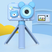 Заредете изображение във визуализатора на галерията – Digital camera for children D32 Mouse with tripod blue
