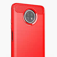 Заредете изображение във визуализатора на галерията – Carbon Case Flexible Cover TPU Case for Xiaomi Redmi Note 9T 5G black - TopMag
