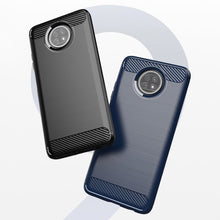 Заредете изображение във визуализатора на галерията – Carbon Case Flexible Cover TPU Case for Xiaomi Redmi Note 9T 5G black - TopMag
