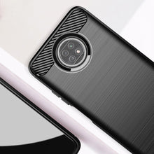 Заредете изображение във визуализатора на галерията – Carbon Case Flexible Cover TPU Case for Xiaomi Redmi Note 9T 5G black - TopMag
