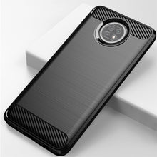 Заредете изображение във визуализатора на галерията – Carbon Case Flexible Cover TPU Case for Xiaomi Redmi Note 9T 5G black - TopMag
