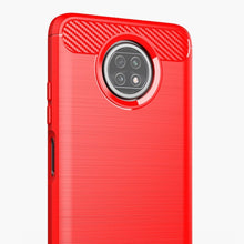 Заредете изображение във визуализатора на галерията – Carbon Case Flexible Cover TPU Case for Xiaomi Redmi Note 9T 5G blue - TopMag
