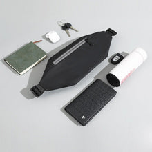Заредете изображение във визуализатора на галерията – Shoulder Sling Backpack Ultimate Running Belt bag for keys wallet documents black - TopMag
