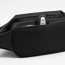 Заредете изображение във визуализатора на галерията – Shoulder Sling Backpack Ultimate Running Belt bag for keys wallet documents black - TopMag
