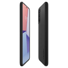 Заредете изображение във визуализатора на галерията – SPIGEN THIN FIT GALAXY S21 BLACK - TopMag
