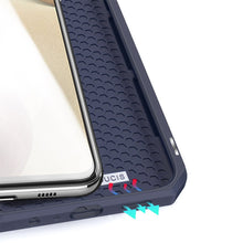 Заредете изображение във визуализатора на галерията – DUX DUCIS Skin X Bookcase type case for Samsung Galaxy A12 / Galaxy M12 blue - TopMag
